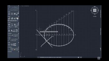 Draw Ellipse using AutoCAD – General / Eccentricity Method – Engineering Graphics