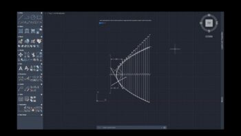 Draw Parabola using AutoCAD – General / Eccentricity Method – Engineering Graphics